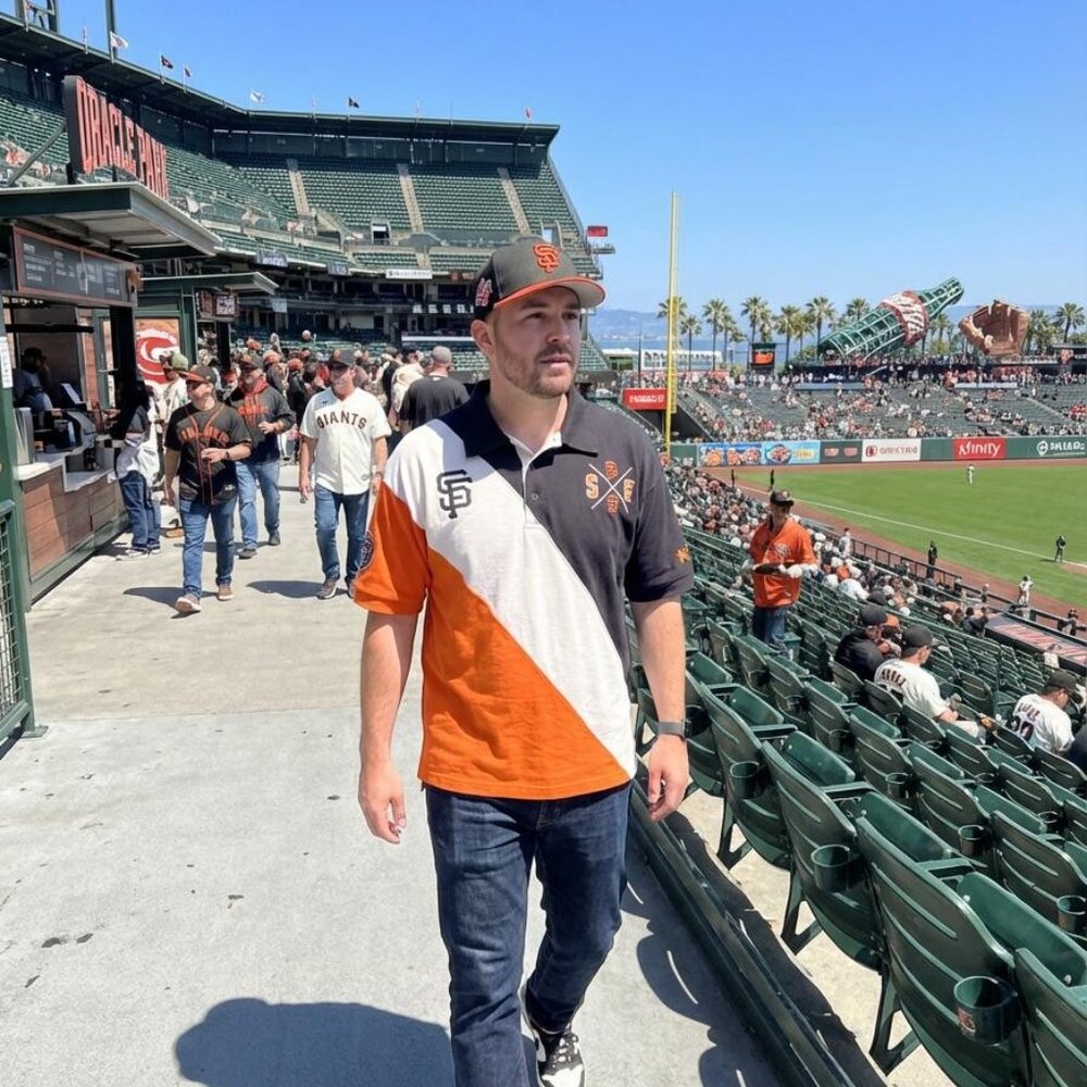 San Francisco Giants Black/Orange Polo Size XL